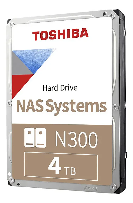 Hd Interno 4TB Toshiba N300 Sataiii 512MB - hdwg740xzstc