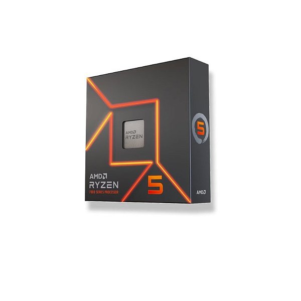 Processador Amd Ryzen 5 7600X 4.7GHZ (5.3GHZ), 6 Nucleos, 38MB Cache, AM5, sem Cooler - 100-100000593wof