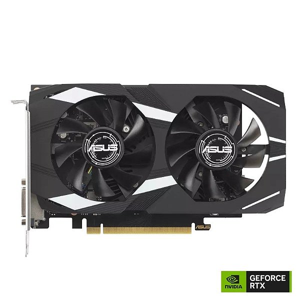 Placa de Video Asus Geforce Rtx 3050 Dual Oc Edition 2X 6GB - 96 Bits - Dvi/HDMI/Dp - 90yv0k60-m0na00