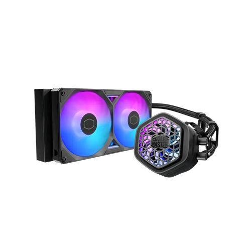 Water Cooler Masterliquid Atmos Ii Vrm Fan 24CM Preto Argb Cooler Master - mlx-d24m-a25sz-v1