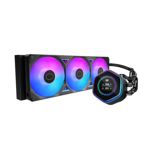 Water Cooler Masterliquid Atmos Ii LCD 364CM Preto Argb Cooler Master - mlx-d36m-a25sz-l1