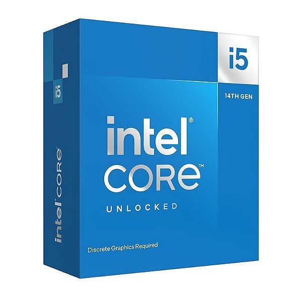 Processador Intel Core I5-14600KF Raptor Lake (Up To 5.3 Ghz) 24MB - sem Cooler - sem Video On Board - bx8071514600kf