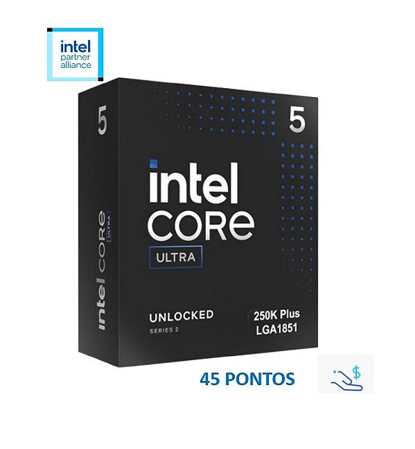 Processador Intel Core Ultra 5-250K Arrow Lake-S 5 Ghz 30MB - sem Cooler - bx80768250k