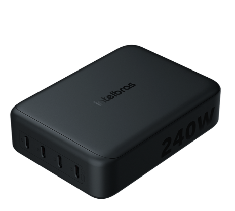 Carregador USB C Intelbras Ec 40 Desktop 240W Preto - 4820189