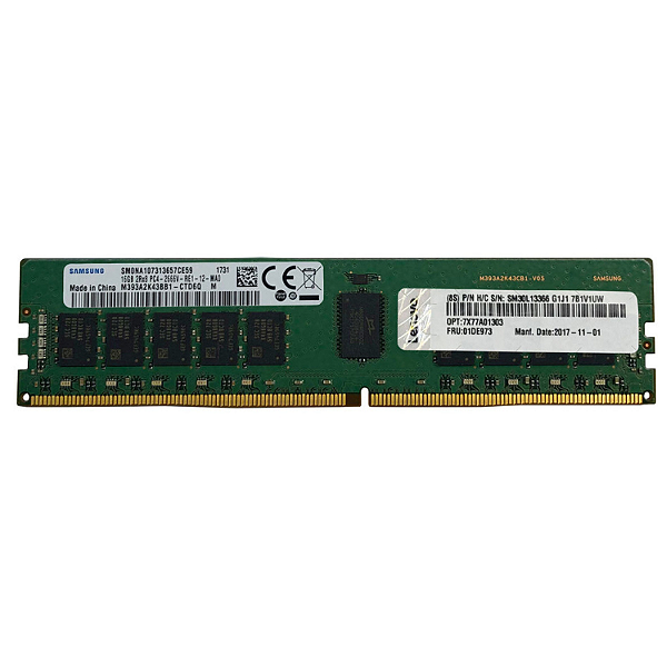 Memoria Lenovo Thinksystem 16GB DDR4 3200MHZ 2RX8 1.2V Ecc Udimm ST50V2 - 4x77a77495