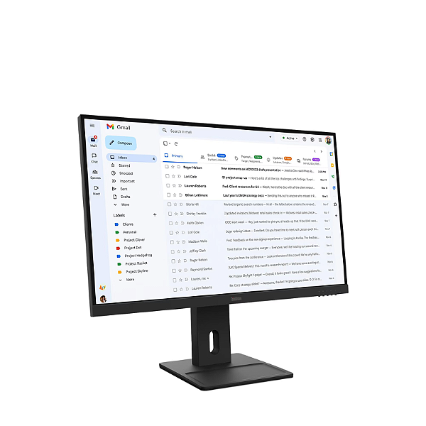 Monitor Lenovo 27 FHD Ips E27-40 VGA / HDMI / Dp / Ajuste de Altura / Pivot / Multimidia / 99 Srgb / 100HZ - 64bcmar4br