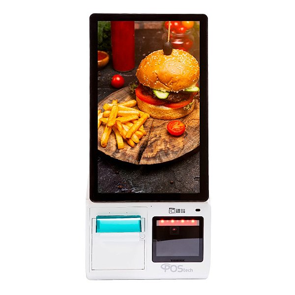 Totem Autoatendimento Postech 15,6" - pos-k156-3w-edp