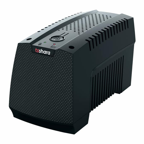 Nobreak Ts Shara UPS Mini Semi Senoidal 700VA 1 Bateria 6 Tomadas Bivolt Automatico Preto - 4541