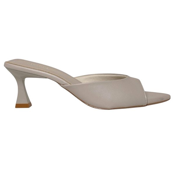 Estileto tamanco capuccino