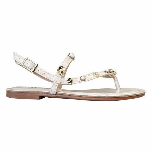 Luiza rasteira off white