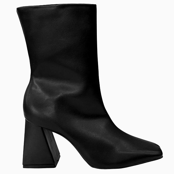 Napole bota cano baixo preta