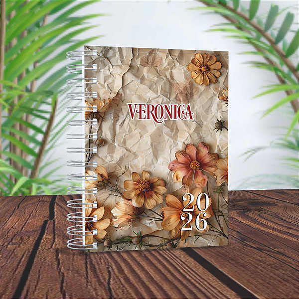 Agenda Capa Dura Feminina Permanente