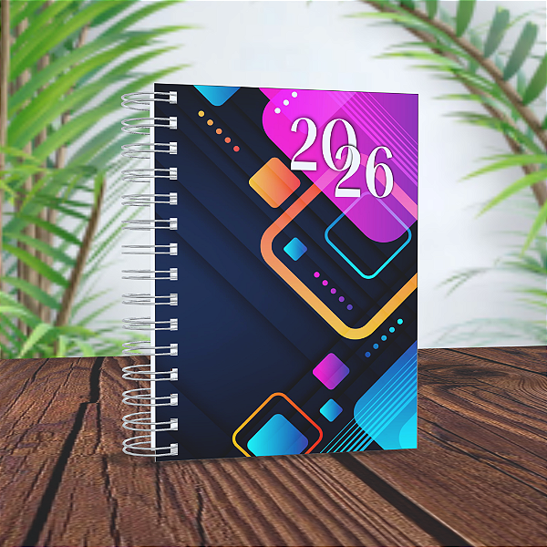 Agenda Capa Dura c/agendamento/controle financeiro mensal