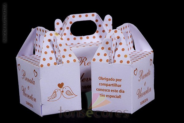 Caixa maletinha 5x3,3x4cm 150 unid
