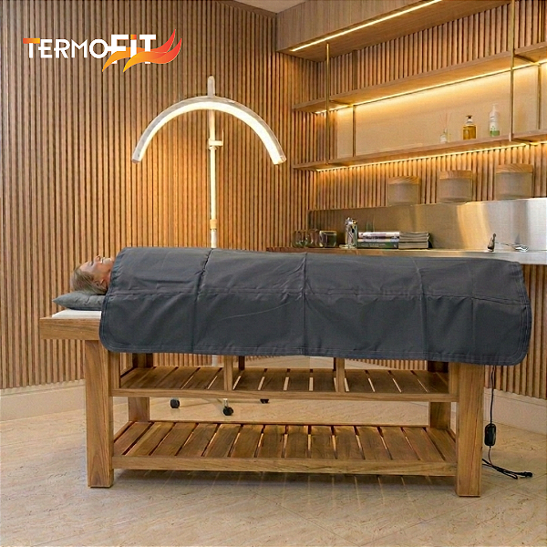 VibroSpa - Manta Térmica Termofit com Colchão de Massagem