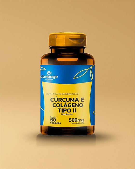 Cúrcuma e Colágeno Tipo II Clinoage