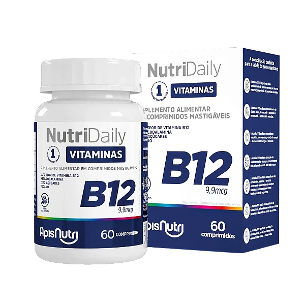 Vitamina B12 - 60 cápsulas