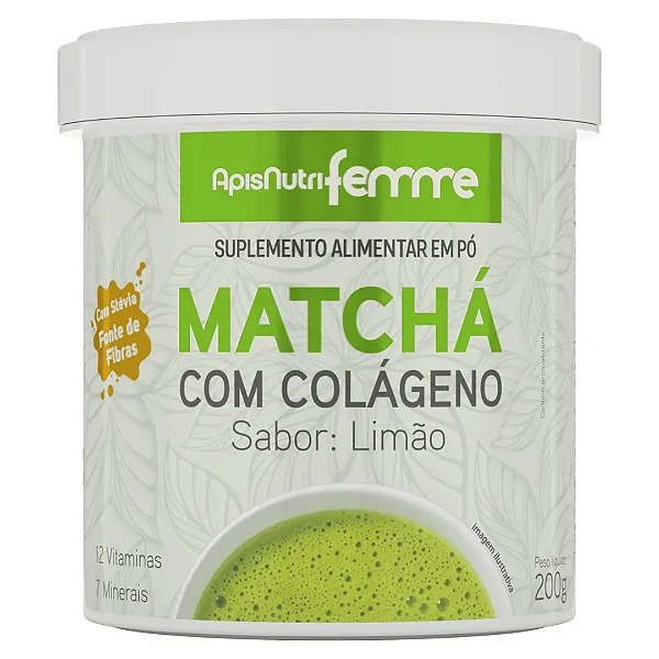 MATCHA LIMÃO 200GR APISNUTRI