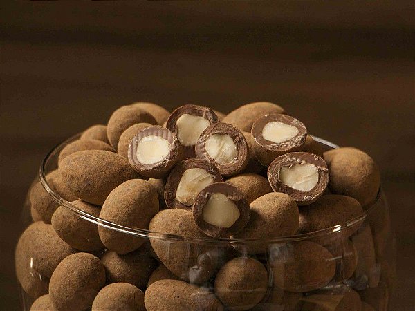 Amêndoas com chocolate 73% cacau
