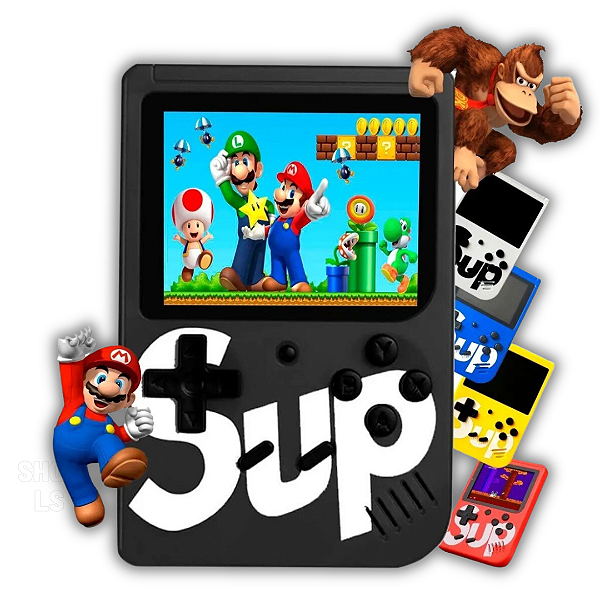 Game Boy Retro Clássico Super Cabo Av Mini Game com 400 Jogos