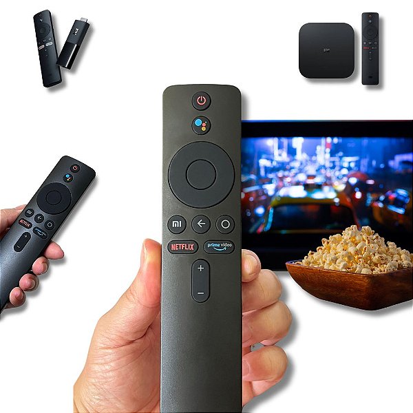 Controle Remoto Para Mi Tv Stick Mi Box S Bluetooth Com Voz