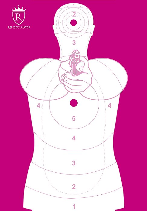 100 Alvos Silhueta SAT Feminino