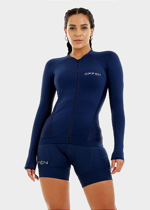 Camisa Feminina Classic ML Marinho