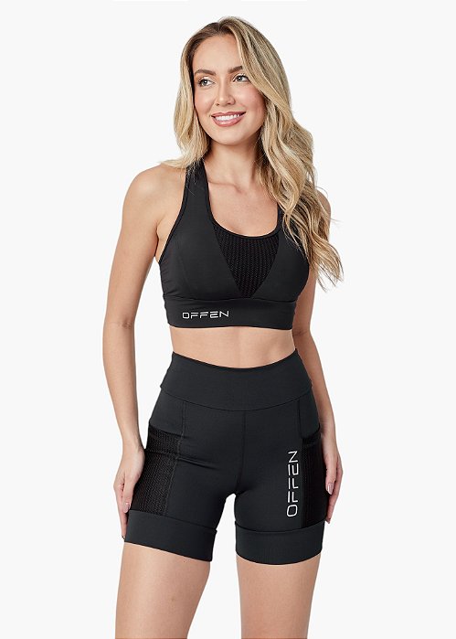 Bermuda Feminina Ferrara Black