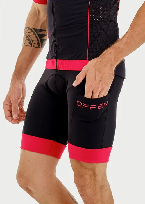 Bermuda Masculina Racing Scarlet