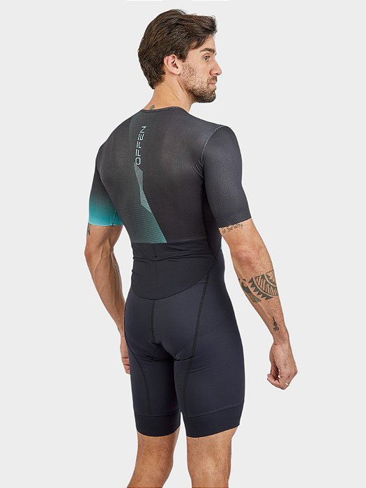 Macaquinho Masculino Triathlon CM Black e Green