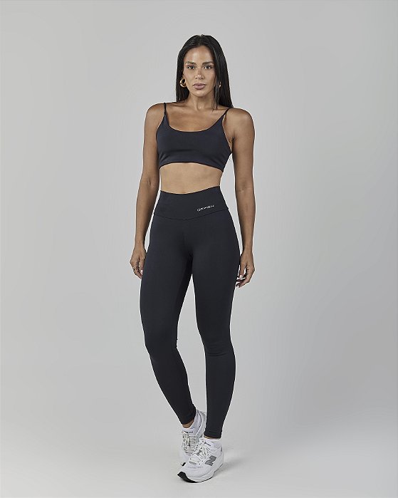 Calça Legging Sem Bolso Black
