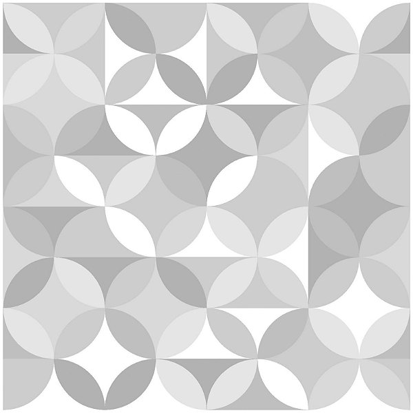 Adesivo de Azulejo Stars in Circles 20x20 cm (25 unidades)