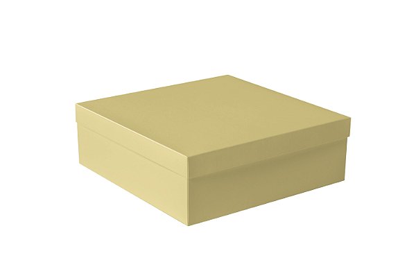 Caixa quadrada lateral com 21 e 22 cm Color Plus Sahara