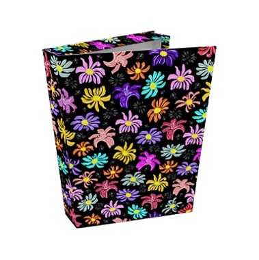 Caixa Livro - Diversas  Flores Coloridas