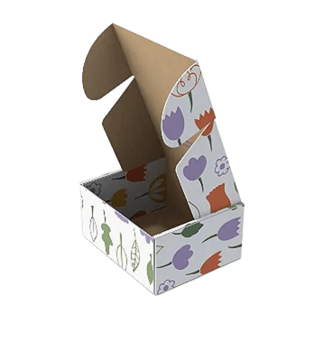 Embalagem para Transporte com Impressão Externa Flores com 10 un