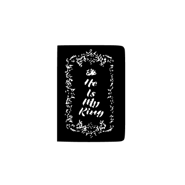 Caderno tipo Moleskine - king (Azul)