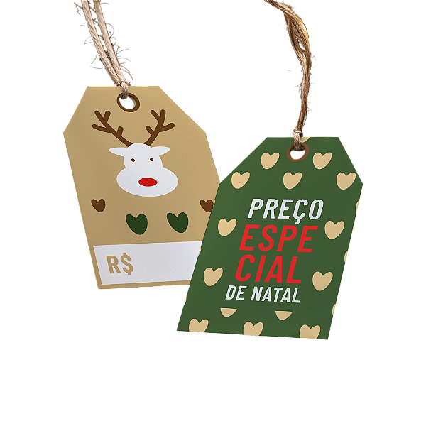 Tag de Natal - Rena