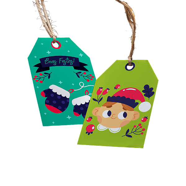 Tag de Natal - Duende