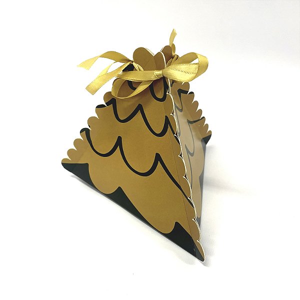 Caixa Árvore de Natal - Caramelo
