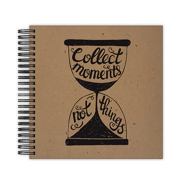 Caderno Scrapbook Kraft - Moments