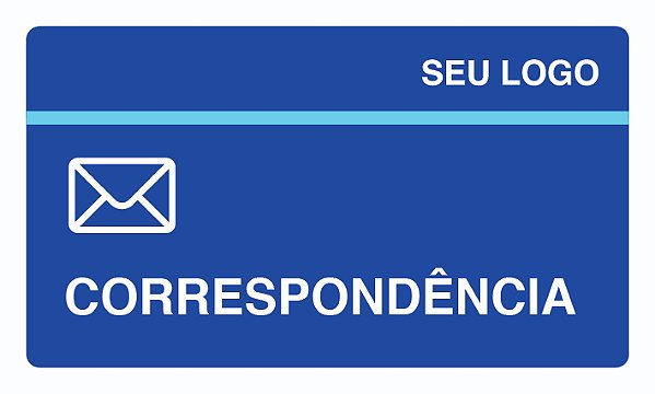 PLACA CORRESPONDÊNCIA - PIA 08 - PERSONALIZADA