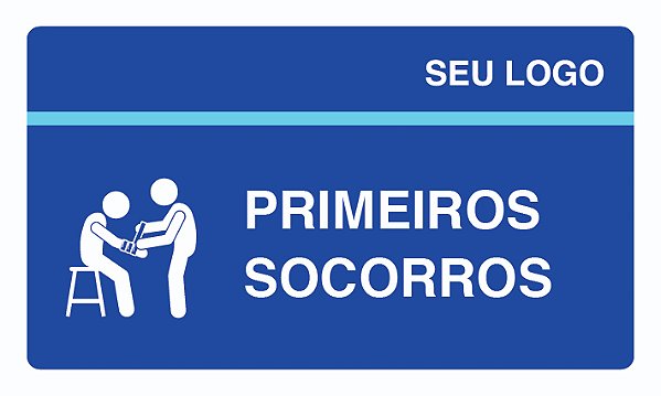 PLACA PRIMEIROS SOCORROS - PIA 21 - PERSONALIZADA