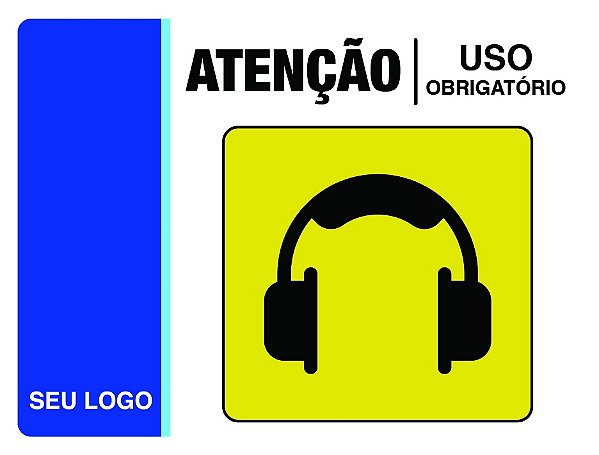 PLACA PROTETOR AURECULAR - EPI 05 - PERSONALIZADA