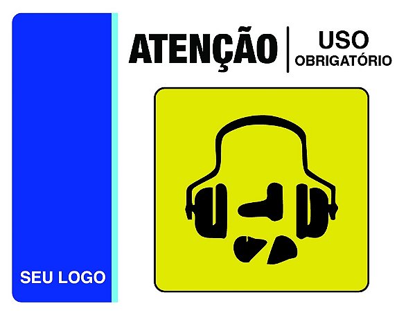 PLACA PROTETOR AURECULAR - EPI 05B - PERSONALIZADA