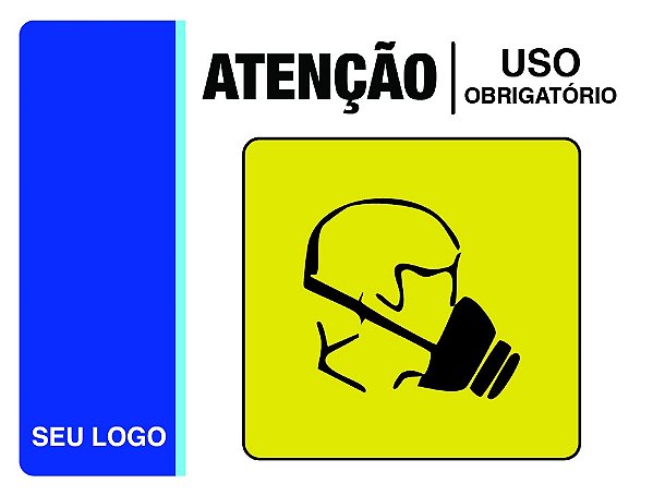 PLACA MÁSCARA - EPI 10B - PERSONALIZADA