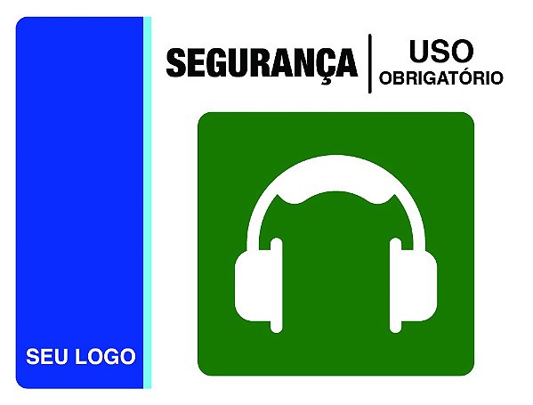 PLACA PROTETOR AURECULAR - SEG 05 - PERSONALIZADA