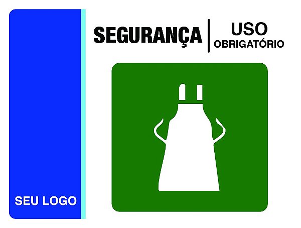 PLACA AVENTAL - SEG 09 - PERSONALIZADA