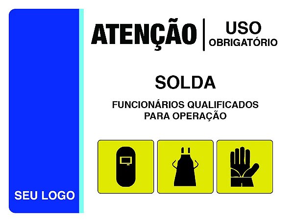 PLACA SOLDA - PAT 03 - PERSONALIZADA