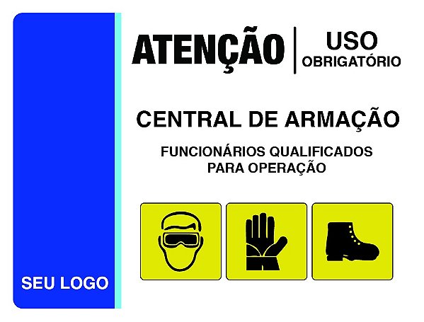 PLACA CENTRAL ARMAÇÃO - PAT 05 - PERSONALIZADA