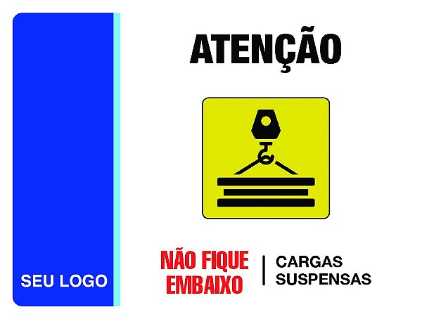 PLACA CARGAS SUSPENSAS - PAT 35 - PERSONALIZADA